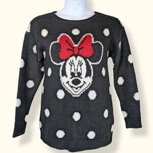 Disney x Divided Minnie Mouse Polka Dot Knit Sweater